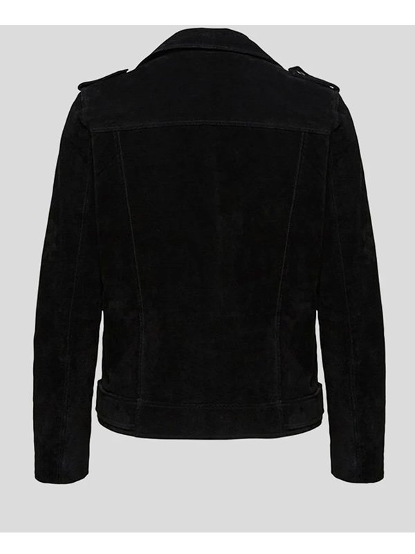 Black Suede Leather Jacket