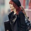 Cruella Emma Stone Black Long Coat