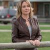 Heartland Megan Follows Brown Leather Jacket