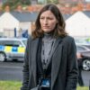 Kelly Macdonald The Line of Duty Jo Davidson Grey Long Wool Coat