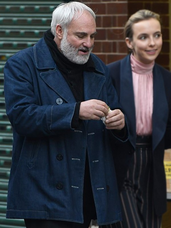 Konstantin Killing Eve Kim Bodnia Blue Denim Coat