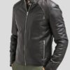 Mens Black Slim Fit Jacket