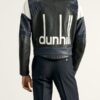 Moto Racer Dunhill Leather Motorcycle Jacket For Mens