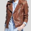 Womens Leather Motorcycle Jacket