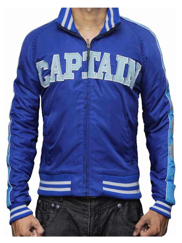 Captain Boomerang Suicide Squad Jai Courtney Blue Varsity Bomber Jacket