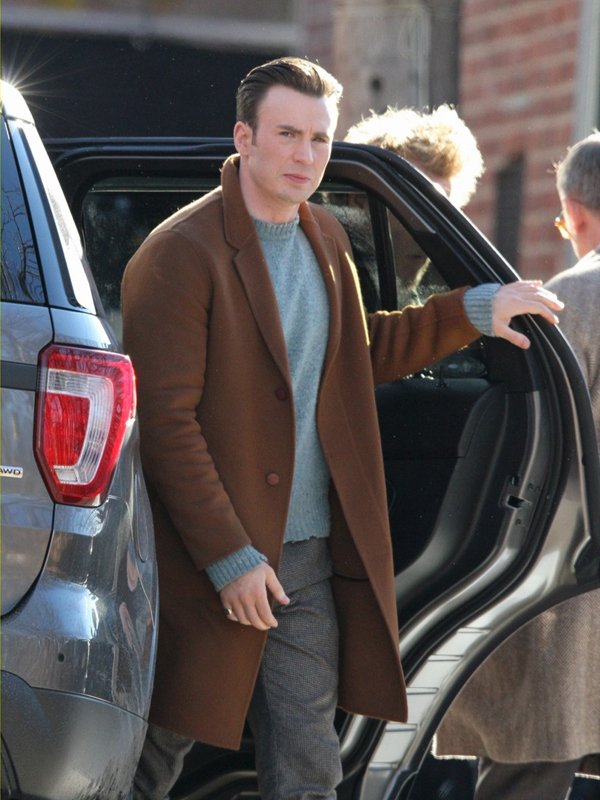 Chris Evans Knives Out Ransom Drysdale Coat