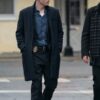 Detective Colin Zabel Tv Series Mare of Easttown Evan Peters Black Wool Trench Coat