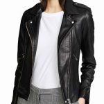 Elizabeth Tulloch Superman & Lois Black Leather Jacket