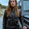 Itziar Ituño Money Heist Raquel Murillo Leather Black Jacket