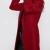 Lizzie Saltzman Legacies Jenny Boyd Red Double-Breasted Coat