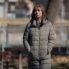 Lori Ross Mare of Easttown Julianne Nicholson Grey Puffer Coat