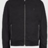 Mens Casual Black Bomber Jacket