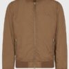 Mens Casual Brown Bomber Jacket