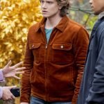 Nancy Drew Alex Saxon Brown Velvet Jacket