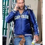 Suicide Squad Jai Courtney Blue Varsity Jacket