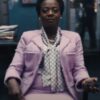 The Suicide Squad Viola Davis Pink Blazer