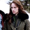 Tv Series Wynonna Earp S04 Melanie Scrofano Hooded Green Parka Jacket