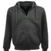 Adult Unisex Dark Grey Zip Up Hoodie