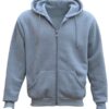 Adult Unisex Grey Zip Up Hoodie