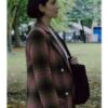 Behind Her Eyes Eve Hewson Checked Trench Coat