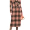 Behind Her Eyes Eve Hewson Plaid Coat