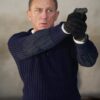 Daniel Craig No Time to Die James Bond Blue Sweater