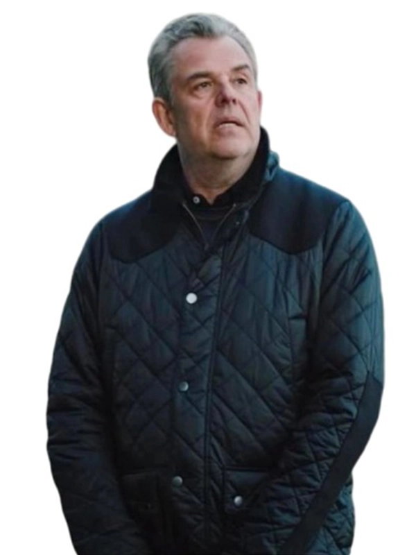 Danny Huston Blue Quilted Jacket