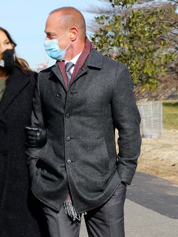 Elliot Stabler Law & Order Organized Crime Christopher Meloni Grey Coat