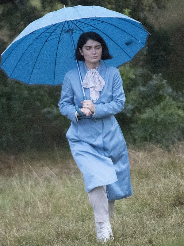 Eve Hewson Tv Series Behind Her Eyes Adele Blue Long Coat