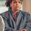 Jill Baxter Tv Series It’s a Sin 2021 Lydia West Blue Denim Jacket