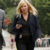 Kelli Giddish Law and Order Special Victims Unit Amanda Rollins Blue Blazer