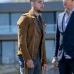 Law & Order Organized Crime Nick Creegan Suede Jacket