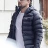 Leonardo DiCaprio Don’t Look Up Dr. Randall Mindy Black Puffer Jacket With Hood