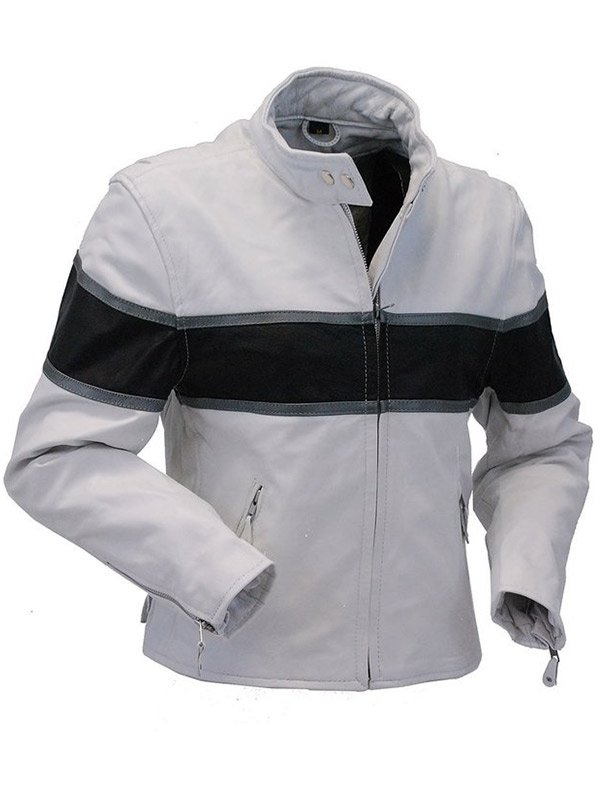 Mens Classic Scooter Leather Jacket