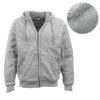 Mens Winter Zip Up White Hoodie