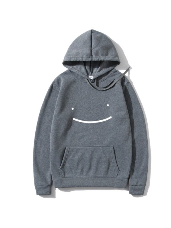 New 2021 Casual Streetwear Grey Hoodie