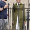 Persuasion Dakota Johnson Green Coat