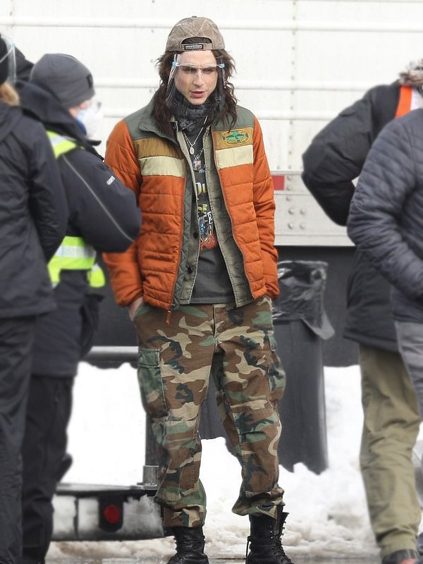 Quentin Don’t Look Up Timothée Chalamet Orange Puffer Jacket