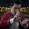 Shang-Chi Shang-Chi and the Legend of the Ten Rings 2021 Simu Liu Grey & Red Bomber Jacket