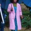 Simona Brown Tv Series Behind Her Eyes 2021 Louise Pink Trench Coat