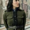 Alina Starkov Shadow and Bone Jessie Mei Li Military Green Jacket