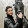 Ben Barnes Shadow and Bone General Kirigan Black Leather Trench Coat