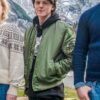 Jonas Strand Ragnarok Laurits Gravli Green Bomber Jacket