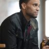 Michael Ealy Tv Series Stumptown Detective Miles Hoffman Black Leather Jacket