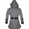 Resident Evil 6 Sherry Birkin Grey Fur Jacket