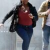 Tika Sumpter Sonic the Hedgehog 2 Maddie Black Cotton Jacket