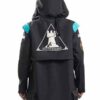 Video Game Arknights Doctor Black Hooded Coat