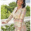 Wimbledon 2021 Maya Jama Checked Blazer