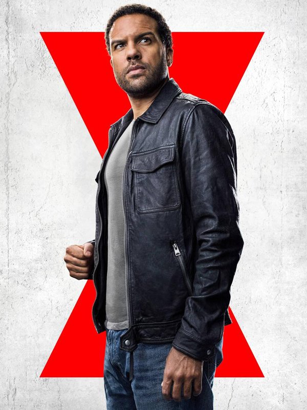 Black Widow O-T Fagbenle Leather Jacket