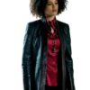 Elarica Johnson Black Leather Jacket